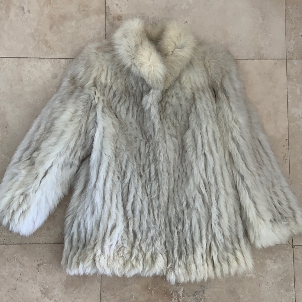 Fox fur coat